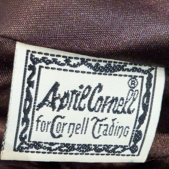 April Cornell Faux Fur & velvet Vintage Hat - Picture 10 of 11